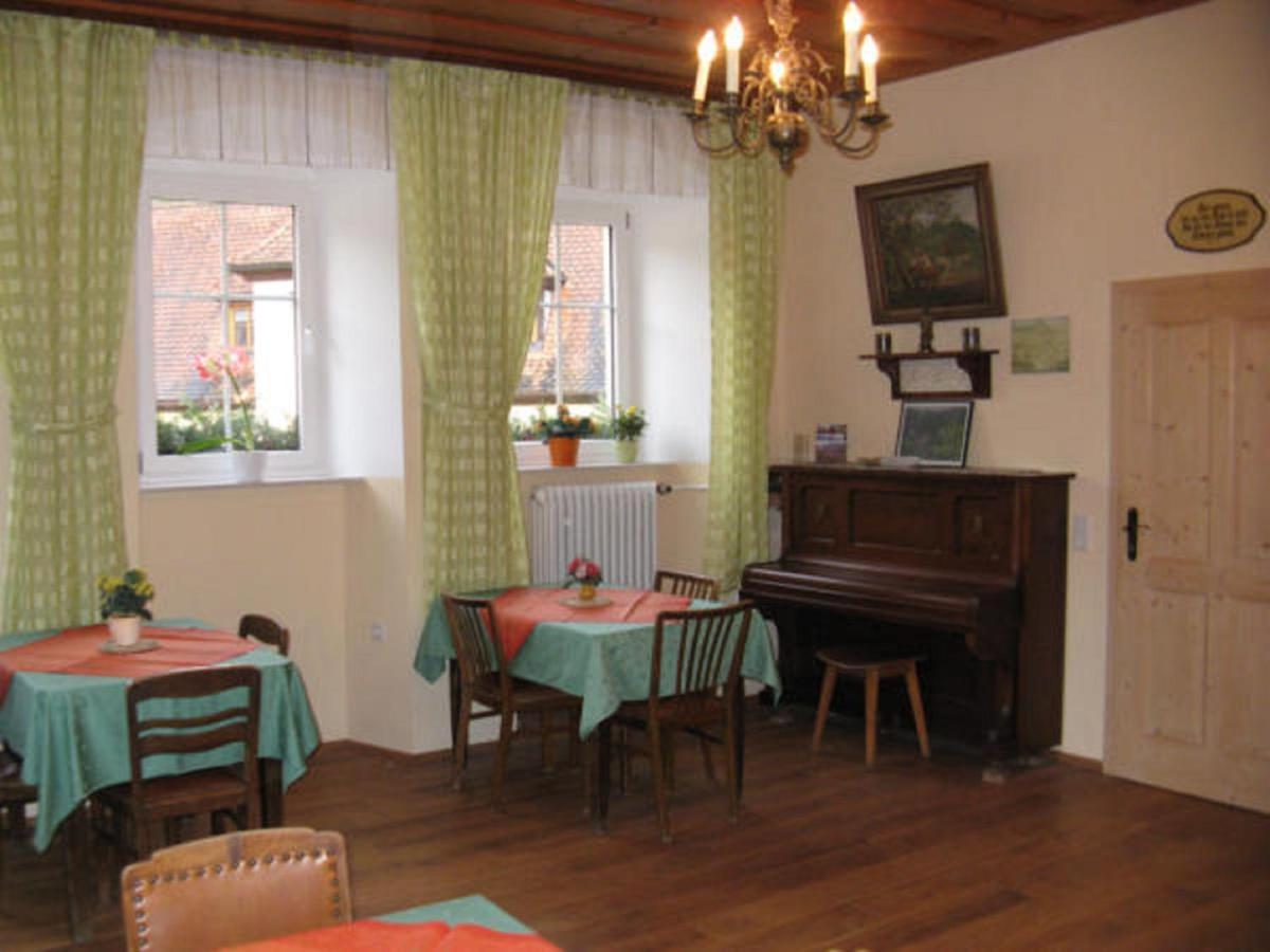 HERRNMÜHLE - Pension&Ferienwohnungen Rothenburg ob der Tauber Exterior foto
