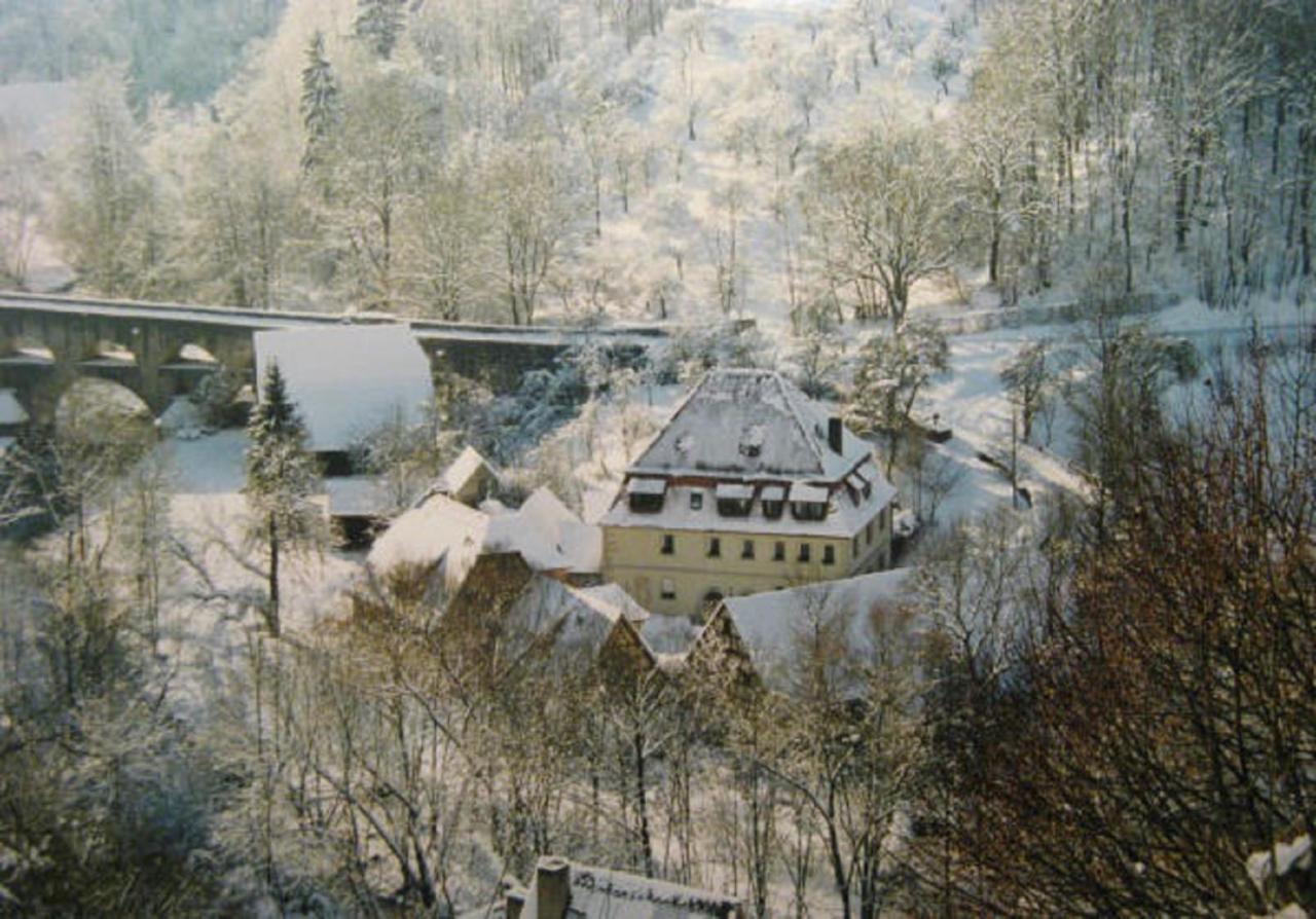 HERRNMÜHLE - Pension&Ferienwohnungen Rothenburg ob der Tauber Exterior foto